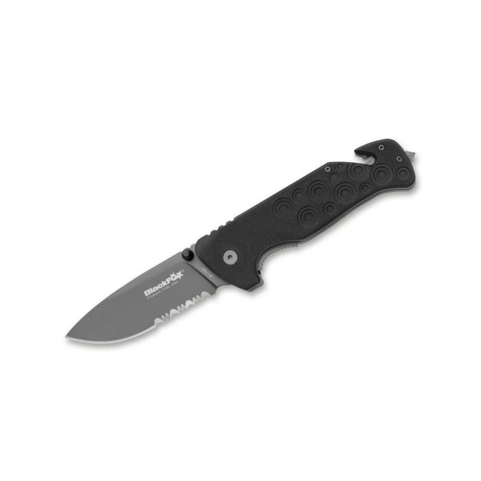 BlackFox Black Action cuchillo de rescate