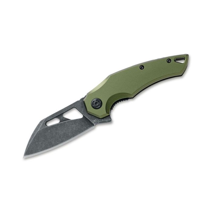 Fox Edge Atrax Aluminium OD Grün Taschenmesser