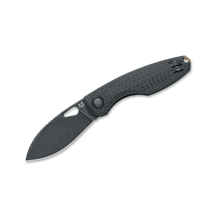 Fox Knives Chilin fibre de carbone Dark M398 couteau de poche