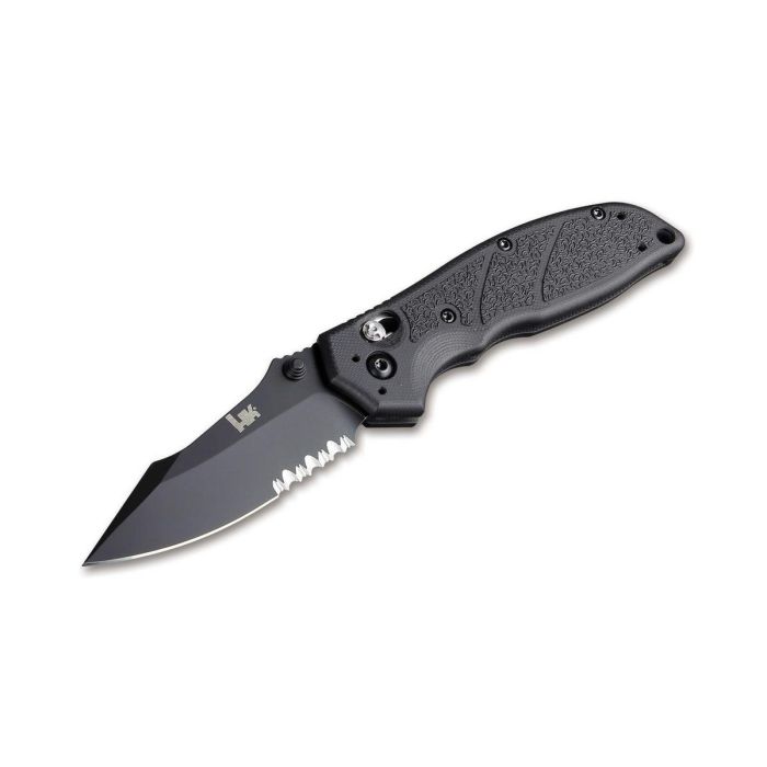 Heckler & Koch Exemplar 3,25" Black Serrated G10 Taschenmesser