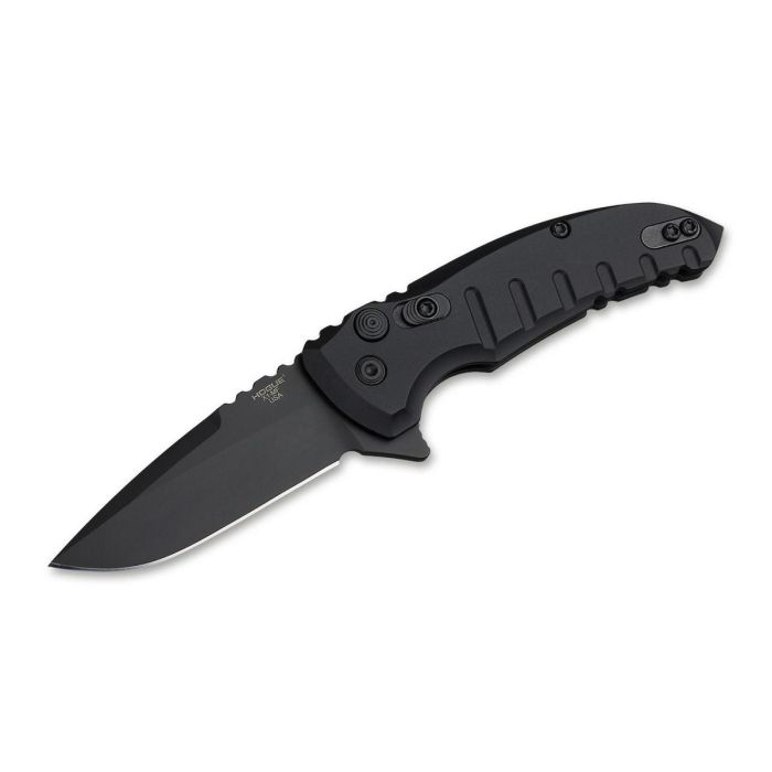 Hogue X1 Microflip Manual All Black pocket knife