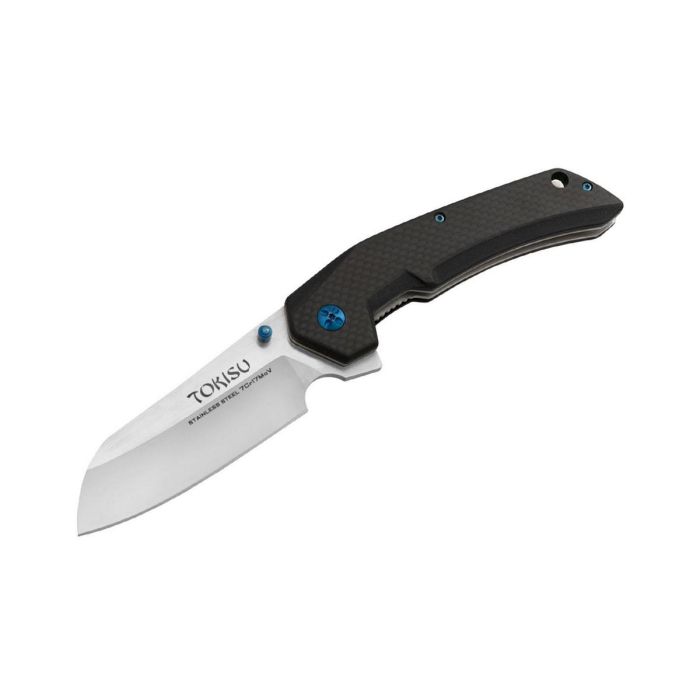 Tokisu fibre de carbone/G10 couteau de poche 