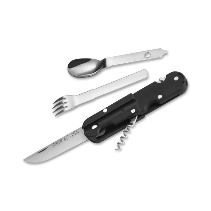 TB Outdoor Bivouac Black Besteckmesser