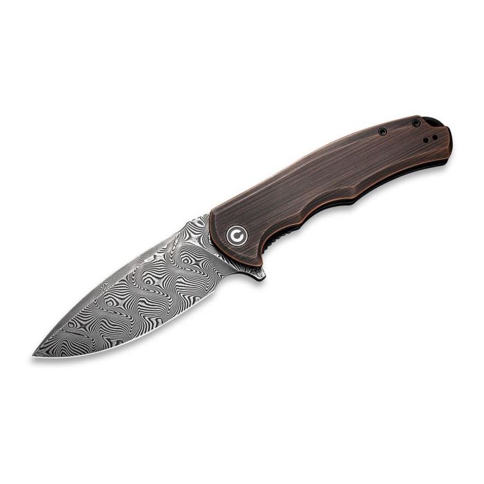 CIVIVI Praxis Black Copper Damascus pocket knife