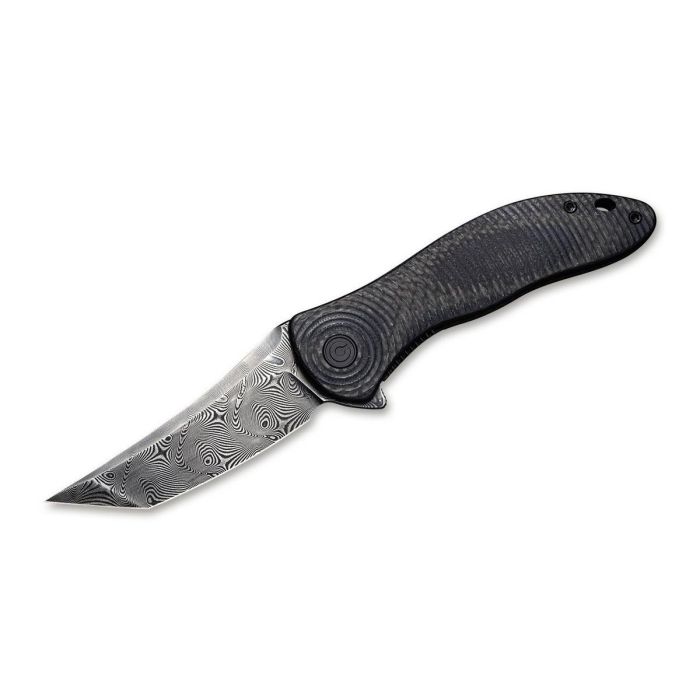 CIVIVI Synergy 3 Damascus G10 CF Black Tanto couteau de poche