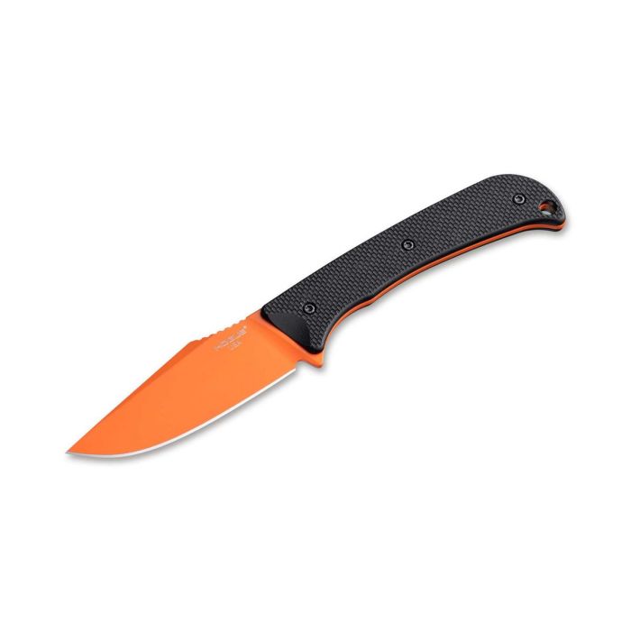 Hogue Extrak 3.3" Clip Point Orange Cerakote hunting knife 62-64 HRC