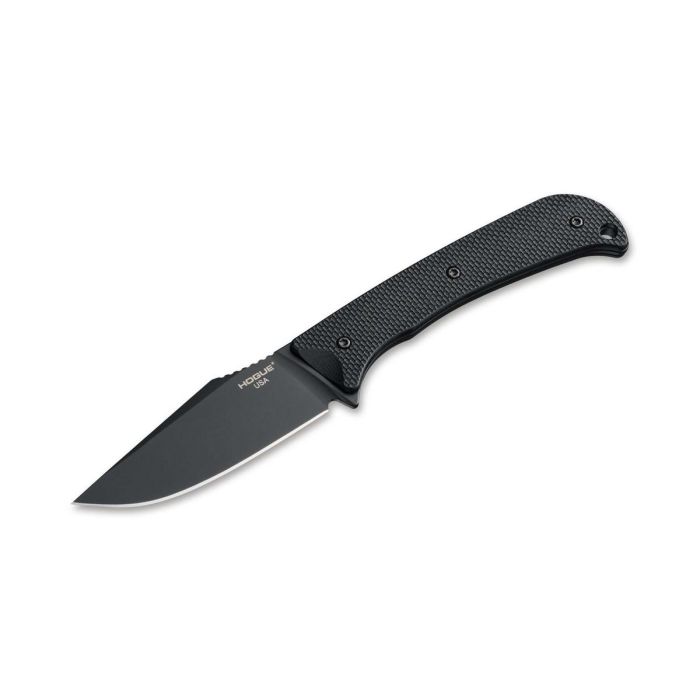 Hogue Extrak 3.3" Clip Point Black Cerakote hunting knife 62-64 HRC