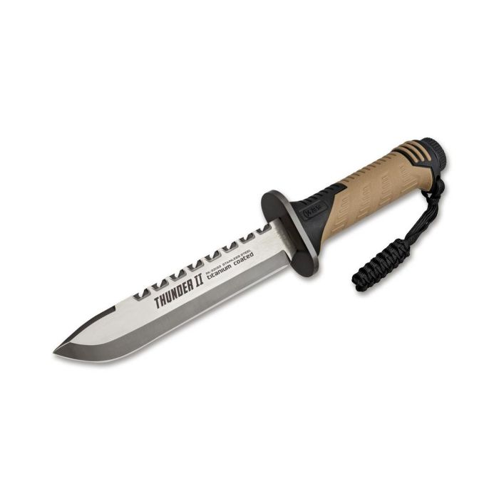K25 Thunder II Coyote Tan survival knife