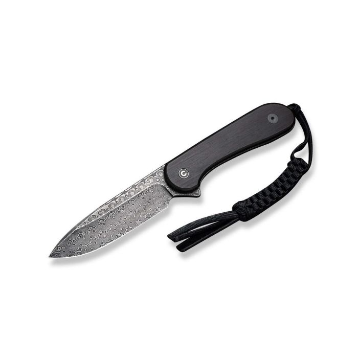 CIVIVI Fixed Blade Elementum Ebony Damascus