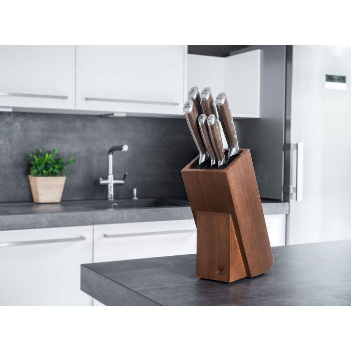 Böker Forge Wood Messerblock Set 2.0 mit 6 Messer
