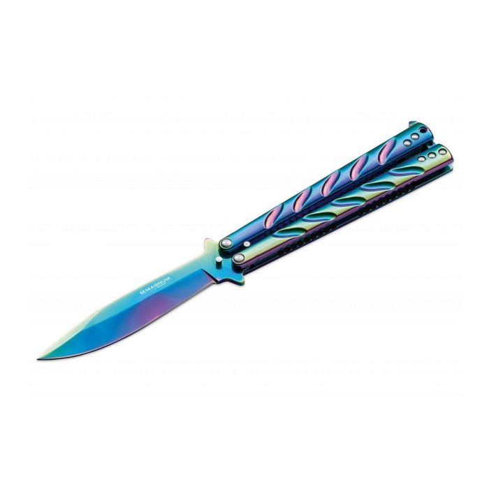 Böker Magnum Balisong Rainbow butterfly knife