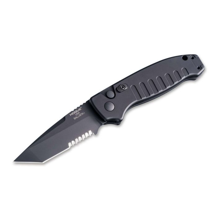 Hogue Ballista-I 3.5" Tanto Matte All Black Automatikmesser