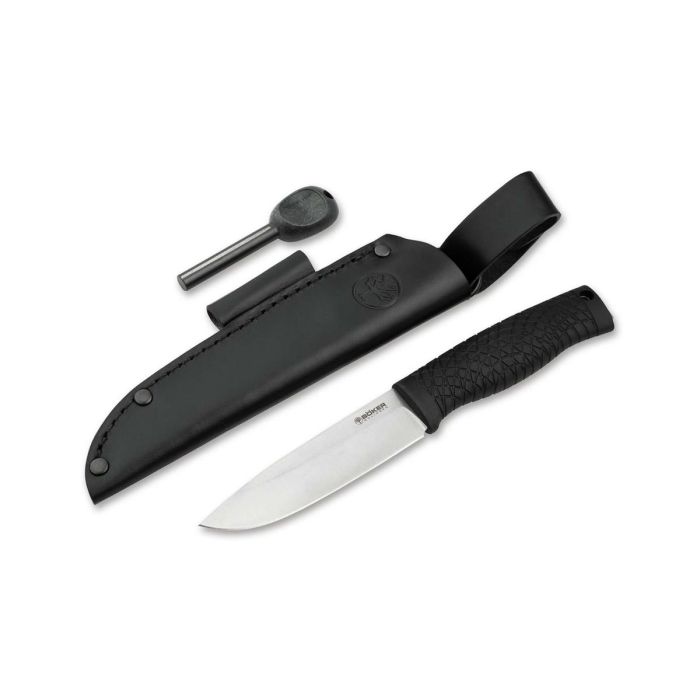 Böker Bronco Bushcraft und Jagdmesser 62-63HRC