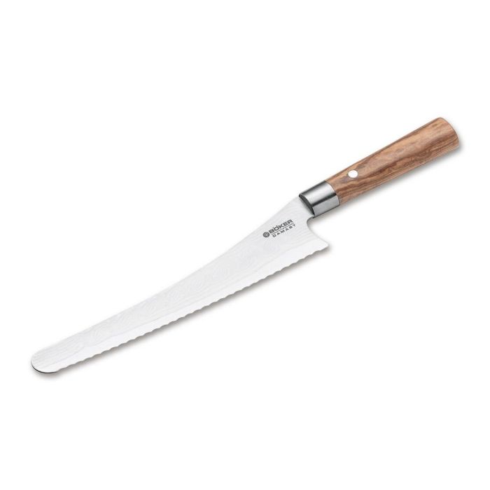 Böker Damast Olive Brotmesser