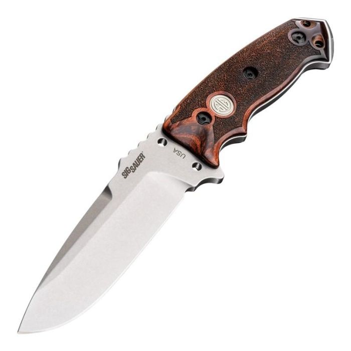 Sig Sauer EX-F01 5.5 rosewood tactical knife.