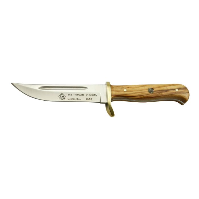 PUMA SGB Trail Guide Olive Wood hunting knife