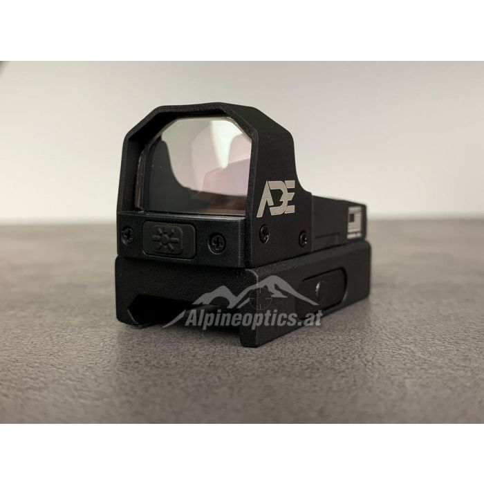 ADE Rotpunkvisier 1x23 mit 3 MOA grüner Punkt für Picatinny oder Glock MOS/Springfield OSP