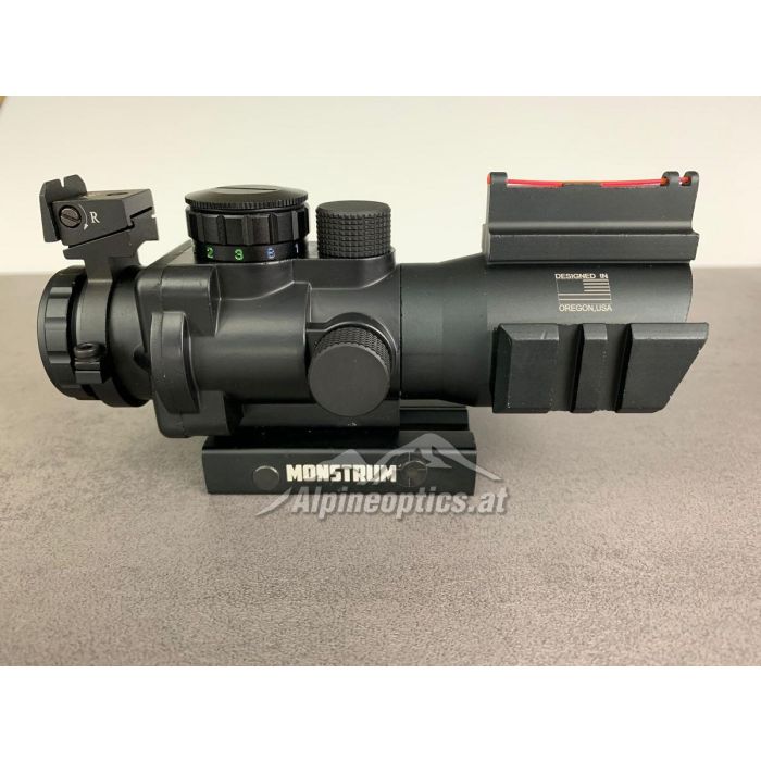 ADE Monstrum 4x32 dreifarbig beleuchtetes Prisma-Zielfernrohr
