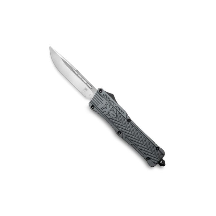 CobraTec Large Grey CTK-1 Drop automatic knife OTF