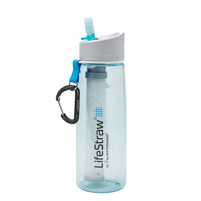 LifeStraw Go 2-Stage (light blue) water bottle with filter