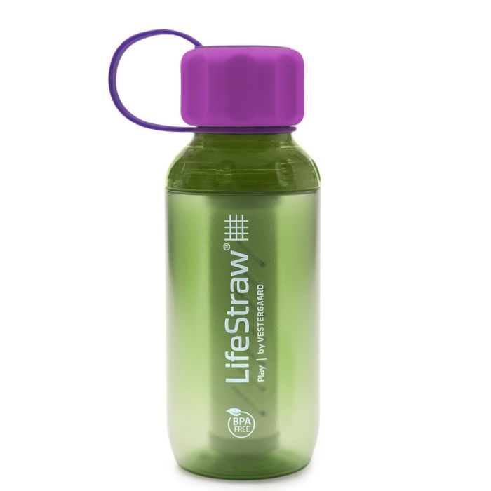 LifeStraw Play (lindgrün) Kinder Trinkflasche Mit 2-Stufenfilter