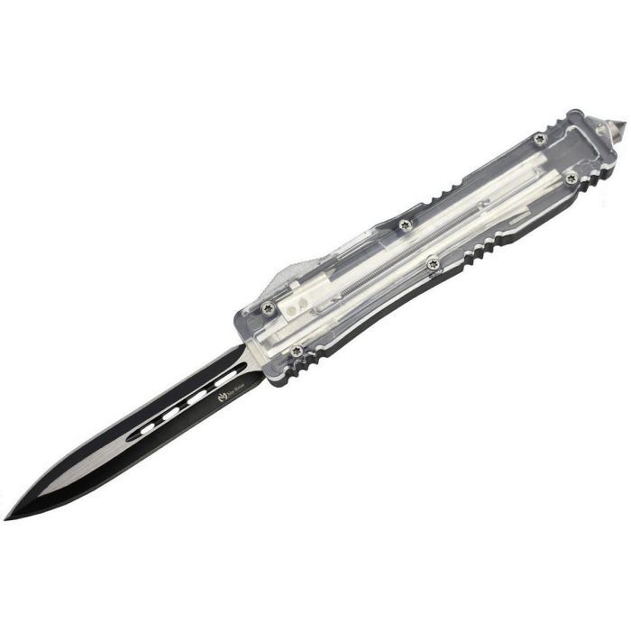 Max Knives MKO23DE Automatikmesser OTF transparent mit Dolchklinge