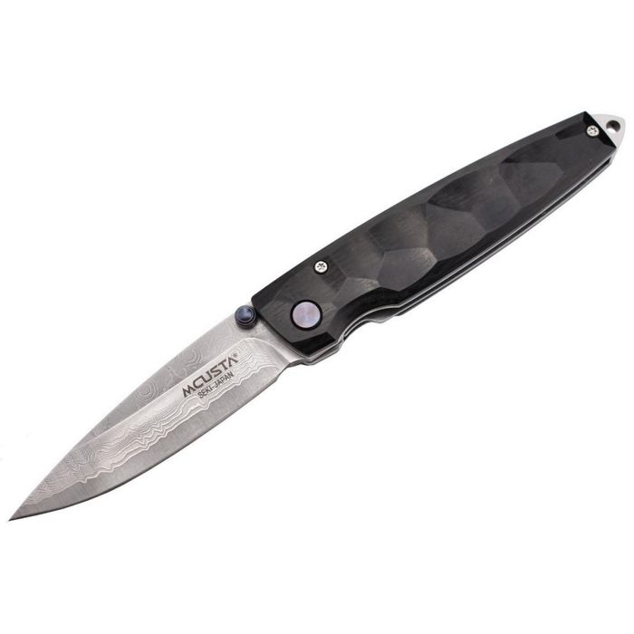 Mcusta MC-0079DP Shinra Emotion Tsuchi pocket knife with Damast/VG-10 blade and Pakkawood grip