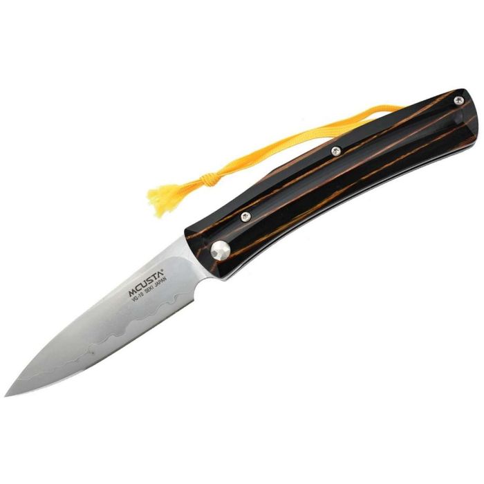 Mcusta MC-0192C Higonokami VG-10 San Mai Taschenmesser gelb/schwarz