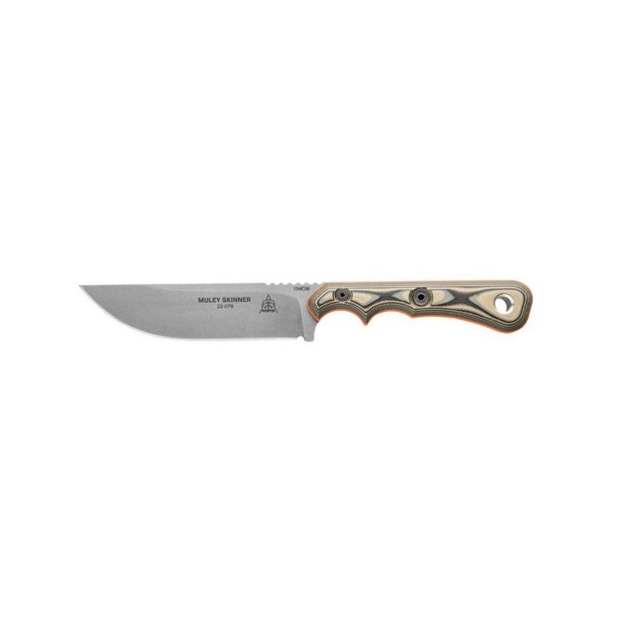 TOPS Knives Muley Skinner Tan Black G10 Häutungsmesser