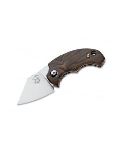 Fox Knives Dragotac BB Ziricote Taschenmesser in Lederetui