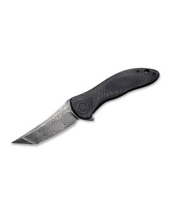 CIVIVI Synergy 3 Damascus G10 CF Black Tanto Taschenmesser