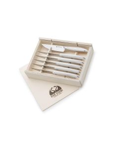 Due Cigni 1896 Steakmesser Set POM Weiß