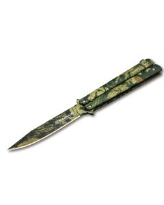 Böker Magnum Balisong Camo Taschenmesser, réf. 06EX403, EAN 4045011161971