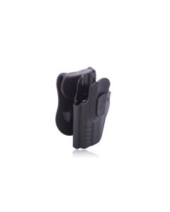Cytac R-Defender Paddle Holster OWB LINKS für Glock 19, 19X, 23, 32
