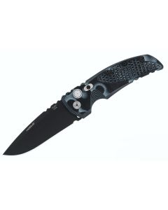 Hogue EX-A01 3.5" G-Mascus All Black Droppoint automatic knife