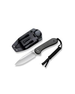 Civivi fixed blade Elementum Dark Green Micarta Outdoormesser