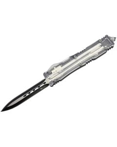 Max Knives MKO23DE Automatikmesser OTF transparent mit Dolchklinge
