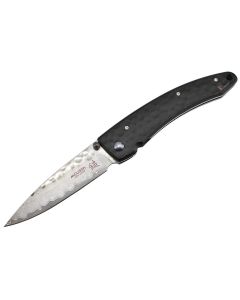 Mcusta MC-114BD Forge Shadow VG-10 Core Damascus Schwarz Framelock Taschenmesser