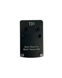 Rotpunktvisier-Montageplatte als Kimme-Ersatz für Trijicon RMR und Holosun für allen nicht-MOS-Glock Modelle und Taurus GX4, G3C