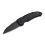 Hogue A01-Microswitch Wharncliffe matt black automatic pocket knife