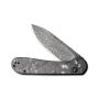 CIVIVI Button Lock Elementum Damascus Kohlefaser Taschenmesser