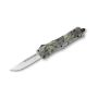 CobraTec Medium CTK-1 Woodland Camo droppoint Automatikmesser OTF
