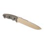 Hogue EX-F01 tactical knife with 7,0" FDE-Cerakote blade and G10-scales