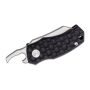 BlackFox Skal Black small pocket knife with Kydex sheath