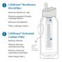 LifeStraw Go Stainless Steel Wasserflasche mit Filter grau