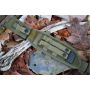 FKMD Parang cuchillo bushcraft con un extenso kit de supervivencia