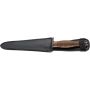Fox Fairbairn-Sykes Fighting Knife Dagger black blade w/ walnut handle