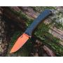 Hogue Extrak 3.3" Clip Point Orange Cerakote hunting knife 62-64 HRC