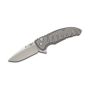 Hogue X1 Microflip 2.75" Drop Point Stonewash Gray pocket knife