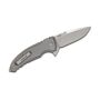 Hogue X1 Microflip 2.75" Drop Point Stonewash Gray pocket knife